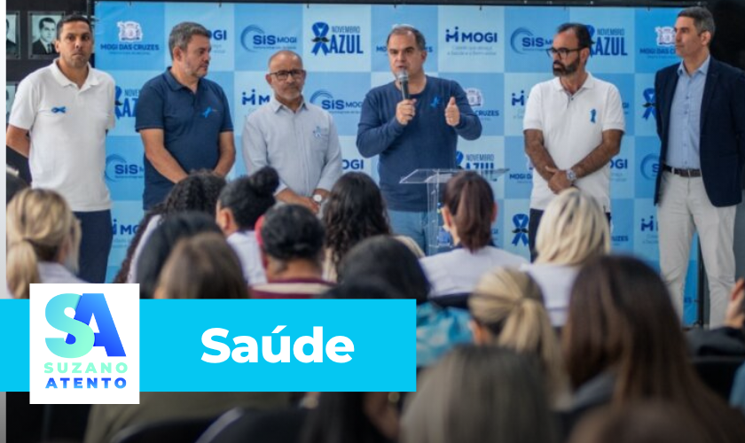 Mogi lança ‘Novembro Azul’ com mutirão para zerar fila do ultrassom de próstata e consultas com urologista