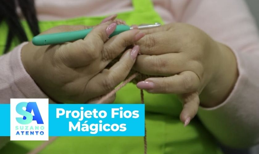 Projeto ‘Fios Mágicos’ tem últimas vagas para oficina gratuita de crochê em Mogi das Cruzes