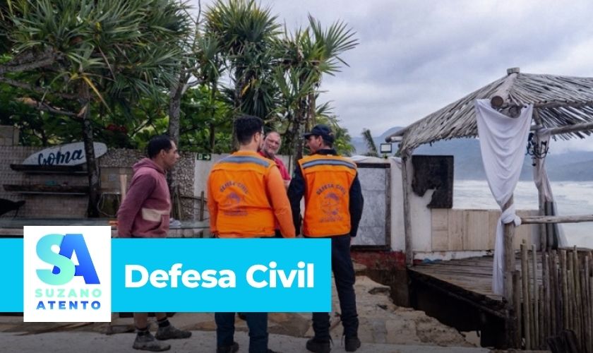 Defesa Civil intensifica monitoramento após ressaca provocar estragos em estruturas à beira-mar em Maresias