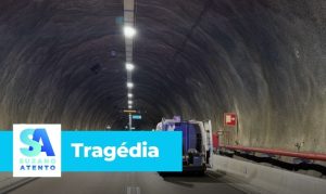 Motociclista morre em acidente dentro do túnel do Contorno Sul em São Sebastião