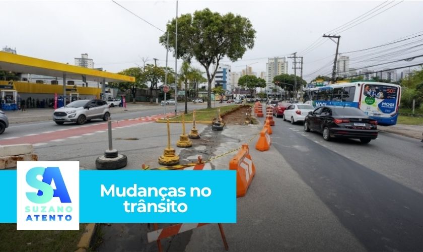 Mogi inicia mudanças no trânsito das avenidas João XXIII e Narciso Yague Guimarães
