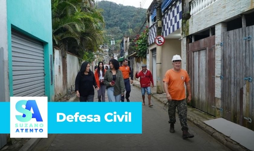 Defesa Civil realiza simulado de evacuação no Itatinga e orienta moradores sobre situações de risco